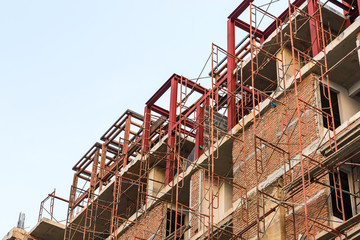 Fototapeta na wymiar Building is under construction.