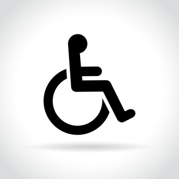 disabled icon on white background