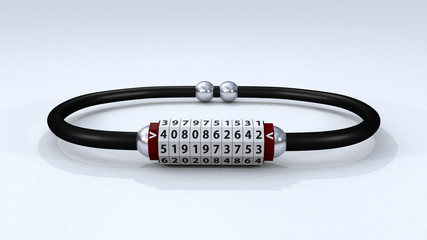 Sicherheit mit einem Zahlenschloss