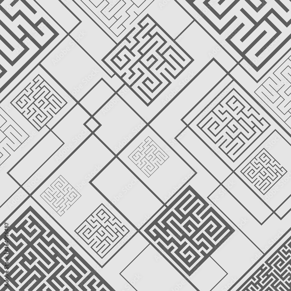 Poster abstract background with labyrinths. maze background.