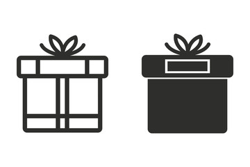 Gift Box vector icon.