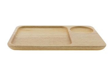 wood plate isolated
