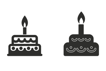 Cake vector icon.