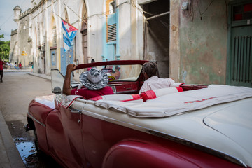 Cuba taxi in Havana