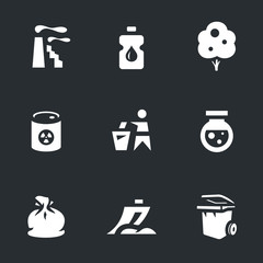 Vector Set of Enviroment protection Icons.