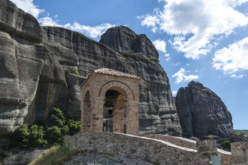 Stone bridge in Meteora, Greece