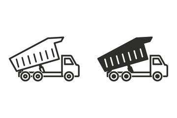 Truck vector icon.