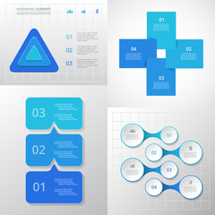 Vector template for infographics.