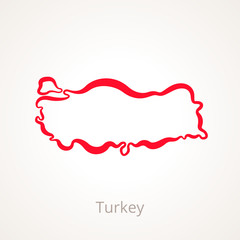 Turkey - Outline Map