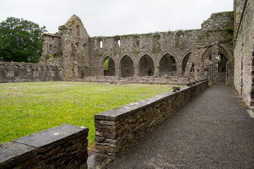 Fototapeta na wymiar Travel in Ireland. Jerpoint Cistercian Abbey