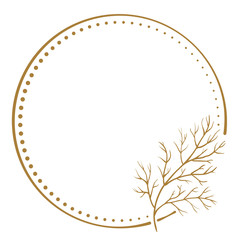 Vector floral vintage frame