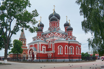Fototapeta na wymiar Sacred and Voskresensky orthodox cathedral
