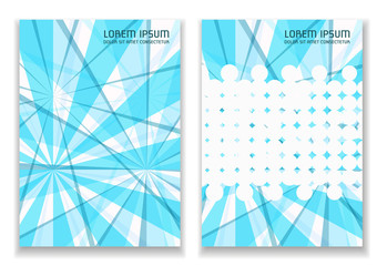 A leaflet template with an abstract dynamic background. Size A4. Ready to Print.