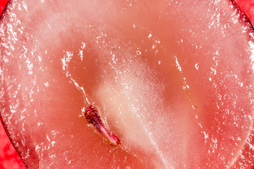 Fototapeta premium Red grapes in a cut as a background