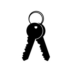 Keys Silhouette Icon