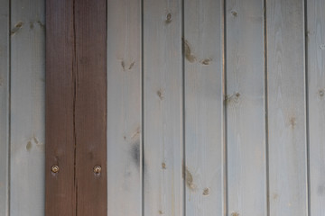 Old brown and ged wooden boards, background texture
