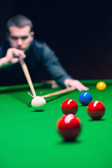 Snooker Ball Hitting