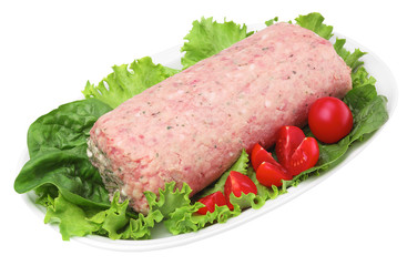 Rotolo di tacchino su insalata