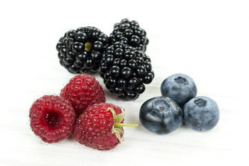 berries on plate
