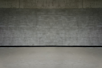 Gray Cement Wall and floor