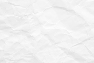 Texture of crumpled white paper. Background for various purposes.