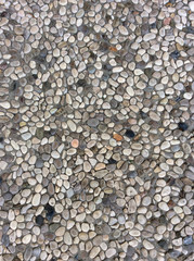 path made of small round stones