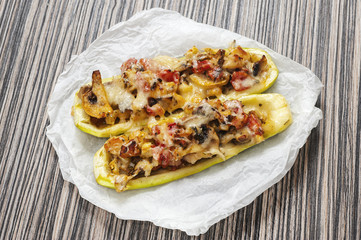 stuffed zucchini