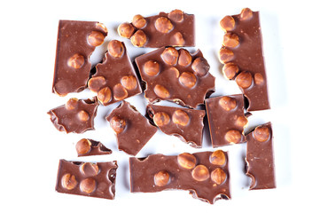 chocolate with nuts