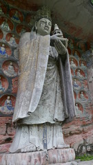 Santo Escuela Huayan, Esculturas Rupestres de Dazu, Monte Baoding, China