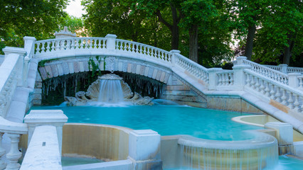 Part of beautiful fountain. Dijon. France