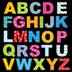 Colorful alphabet