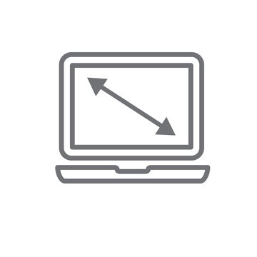 High or low res image icon - for UI or UX