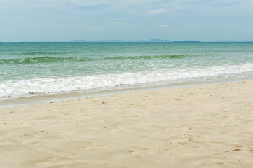 Fototapeta na wymiar Sea shore in Sihanoukville beach