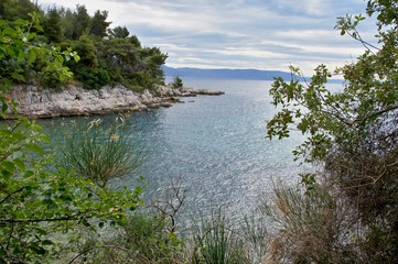 Fototapeta na wymiar Bucht in Rabac - Kroatien