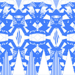 azure white geometric 