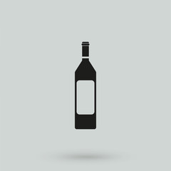 Wine icon Vector Illustration on the white background.