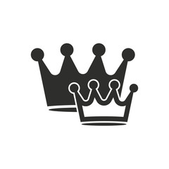 Crown vector icon.