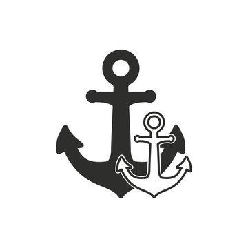 Anchor vector icon.