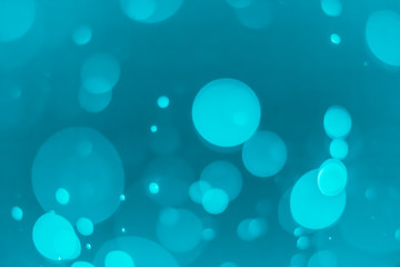 bokeh background turquoise