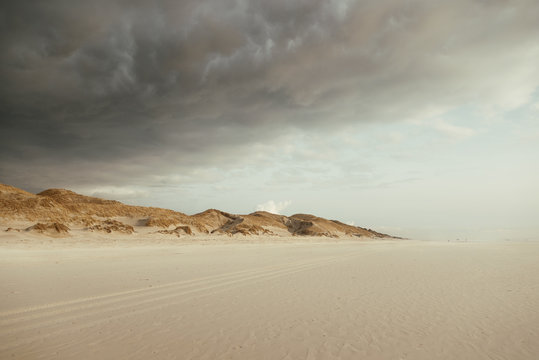 Landschaft auf der Insel Amrum, Deutschland