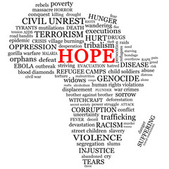Hope for Africa Word Cloud