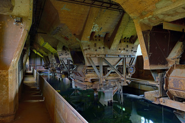 Luxembourg abandoned steel factory