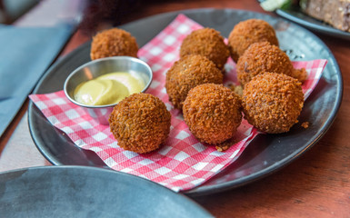 Bitterballen, a tasty Dutch snack