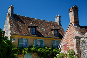 Fototapeta na wymiar Gerberoy - Plus beau village de France