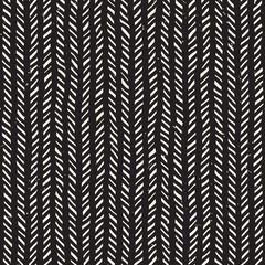 Seamless pattern with hand drawn brush strokes. Ink doodle grunge illustration. Geometric vector pattern.