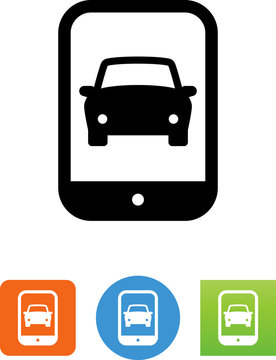 Car App Icon - Illustration