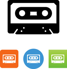 Cassette Tape Icon - Illustration