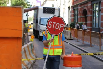 Fotobehang STOP - New York © Paulyn