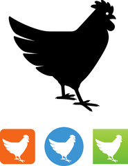 Chicken Icon - Illustration