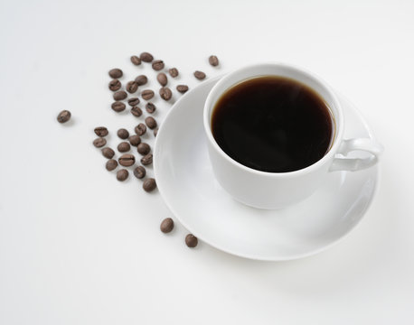 Coffee cup isolated on white